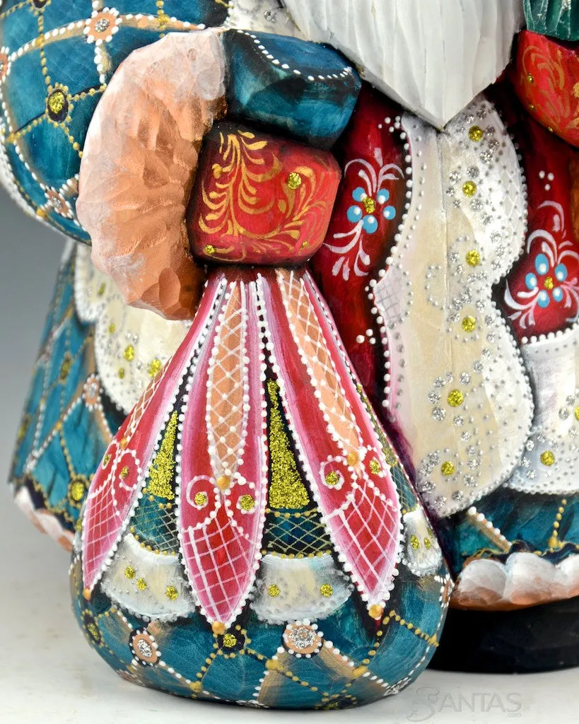 12.5 inch Decorative and Unique Colorful Russian Santa