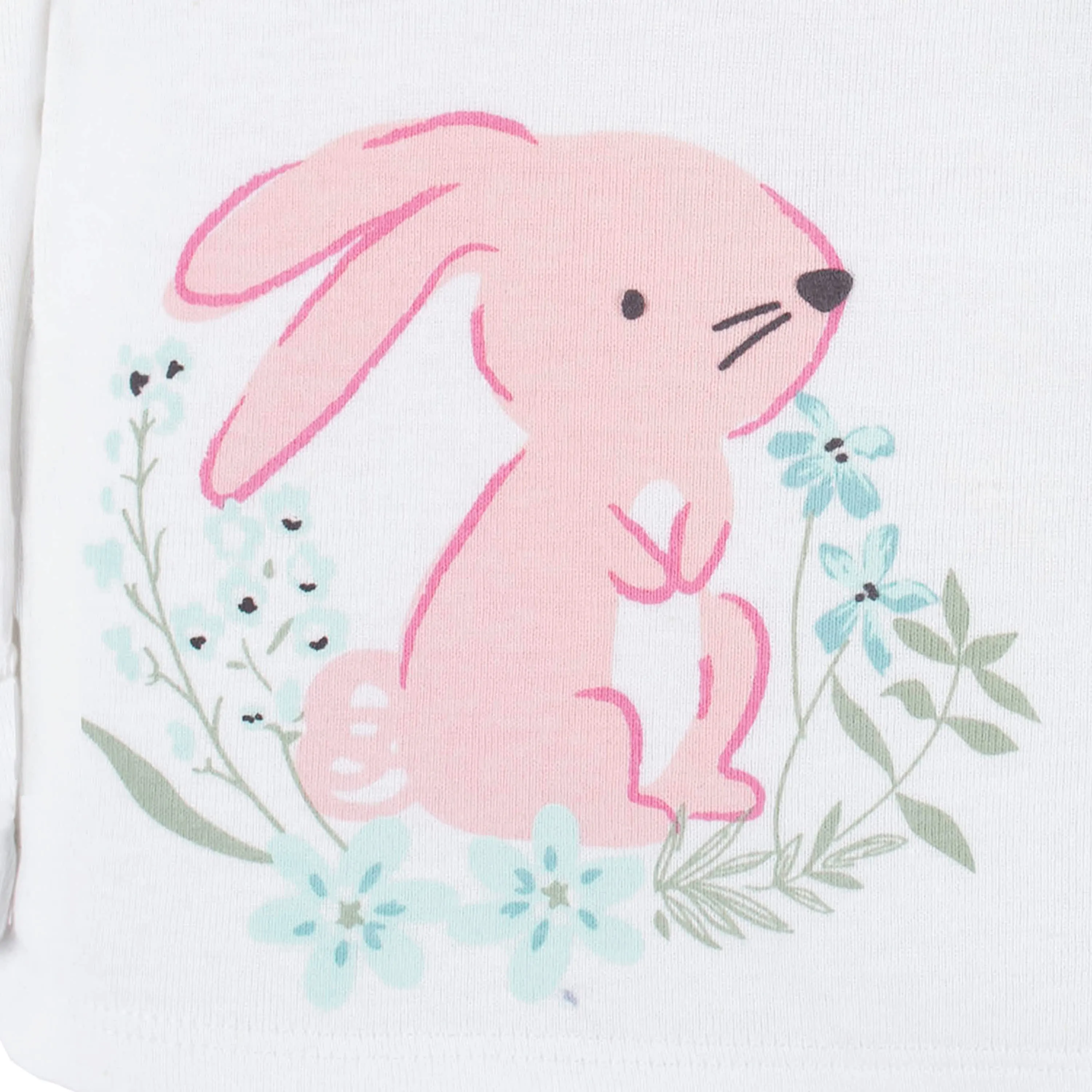 3-Piece Baby Girls Bunny Take Me Home Set