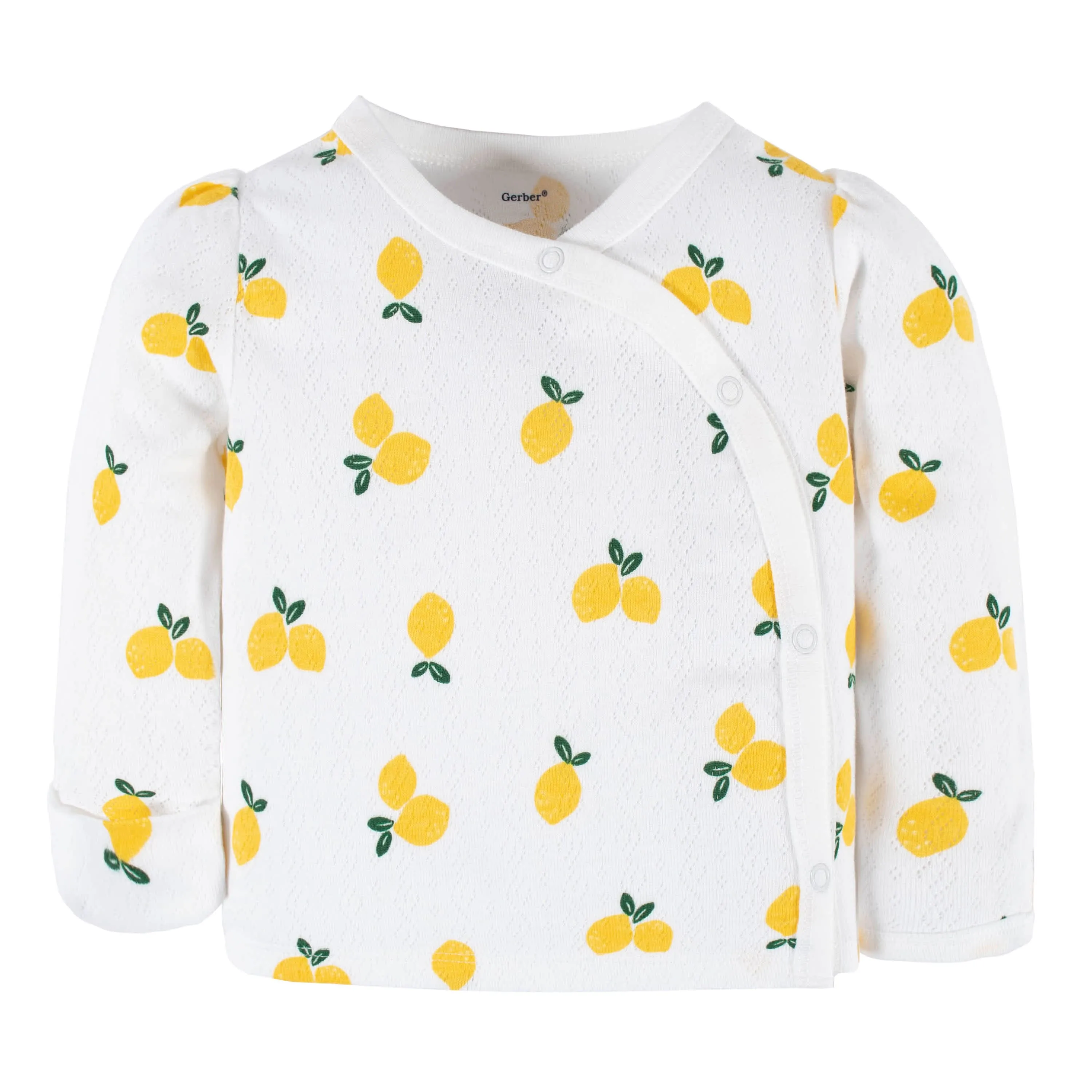 3-Piece Baby Girls Lemon Squeeze Pointelle Take Me Home Set