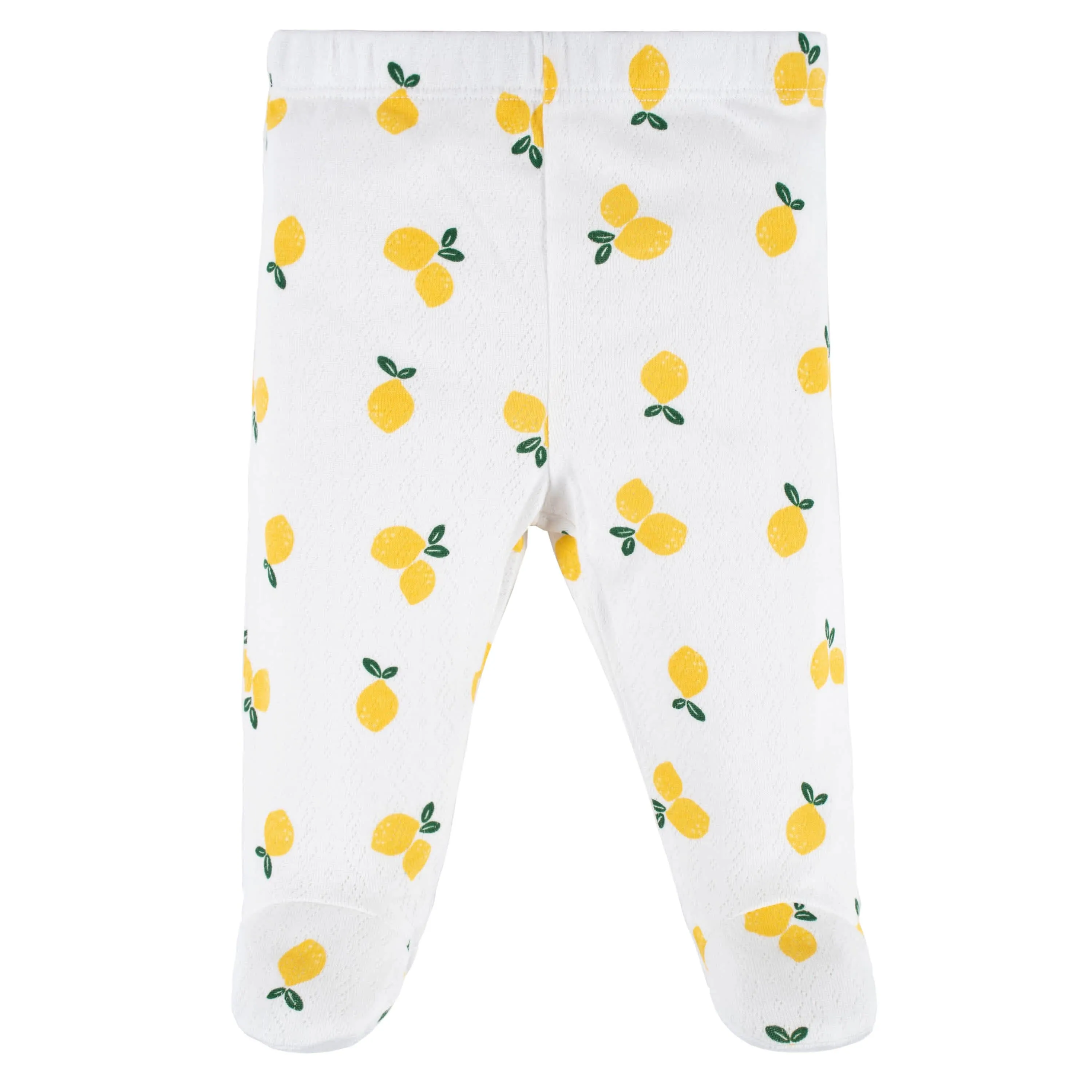3-Piece Baby Girls Lemon Squeeze Pointelle Take Me Home Set