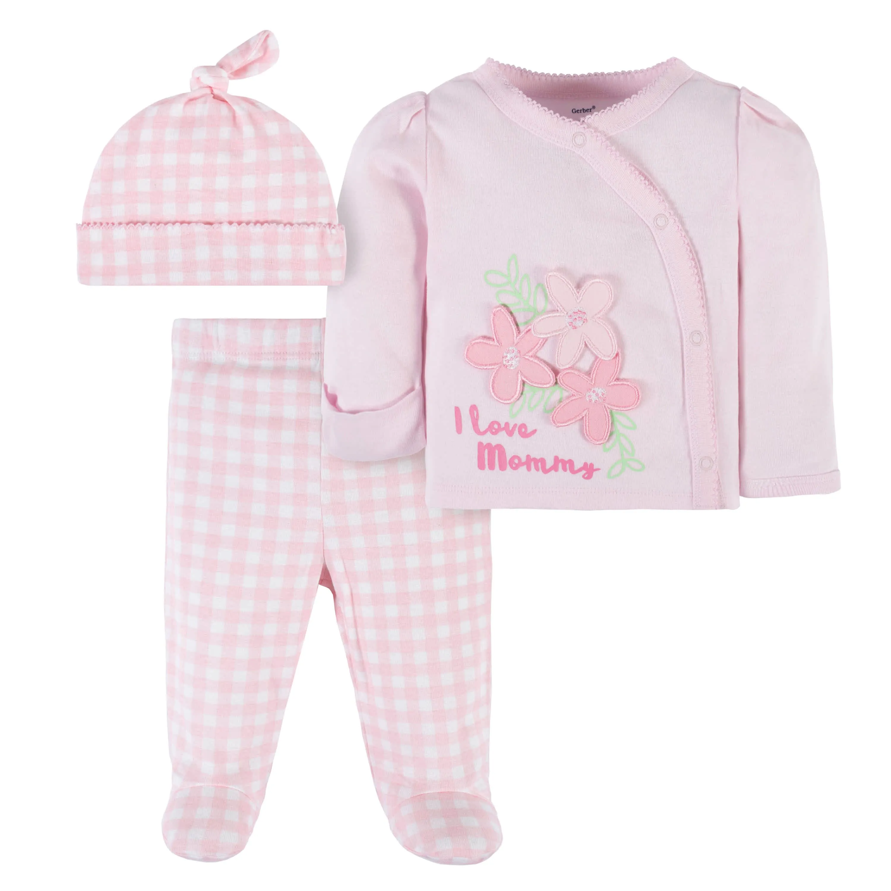 3-Piece Baby Girls Summer Blossom Take Me Home Set