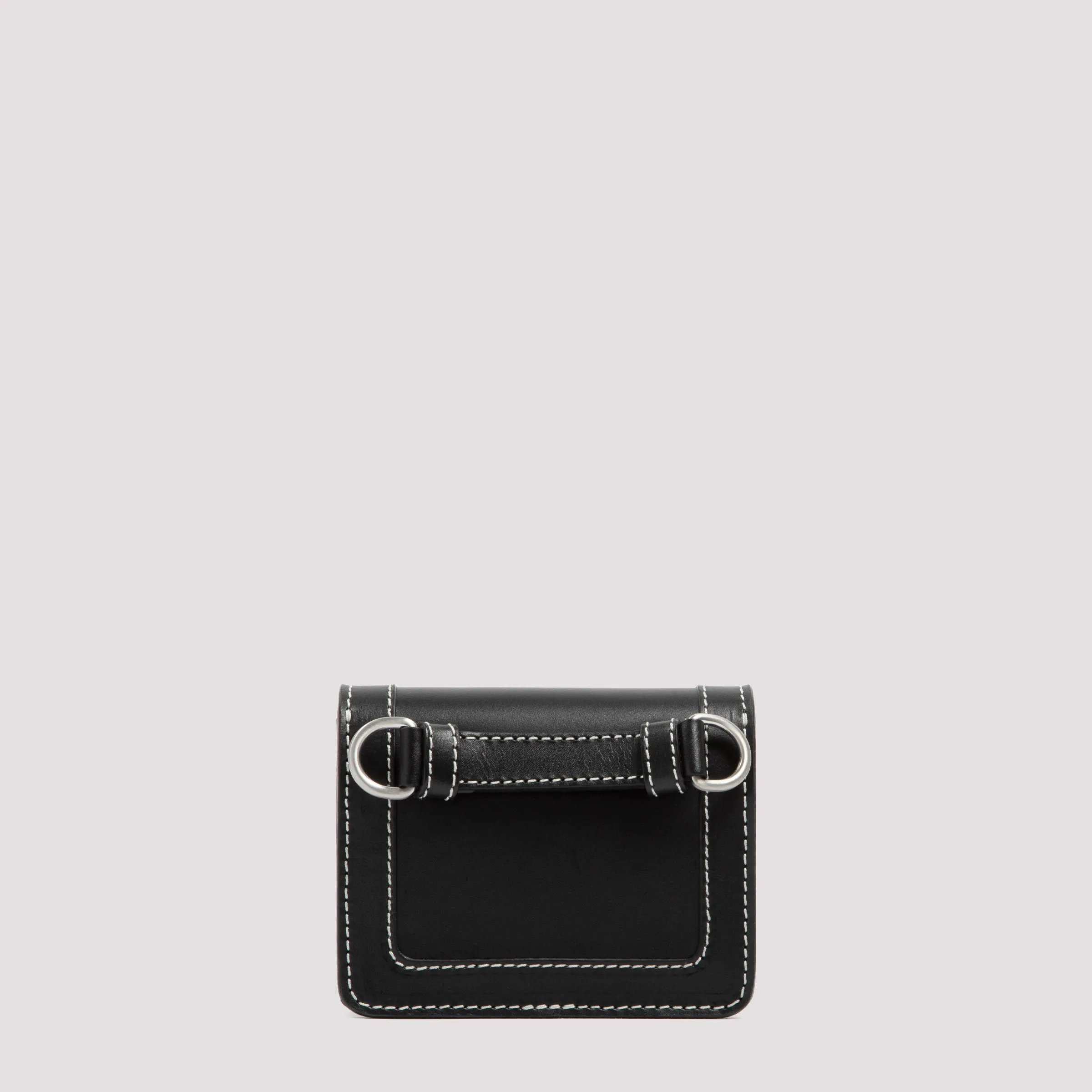 AMI Logo Plaque Shoulder Bag
