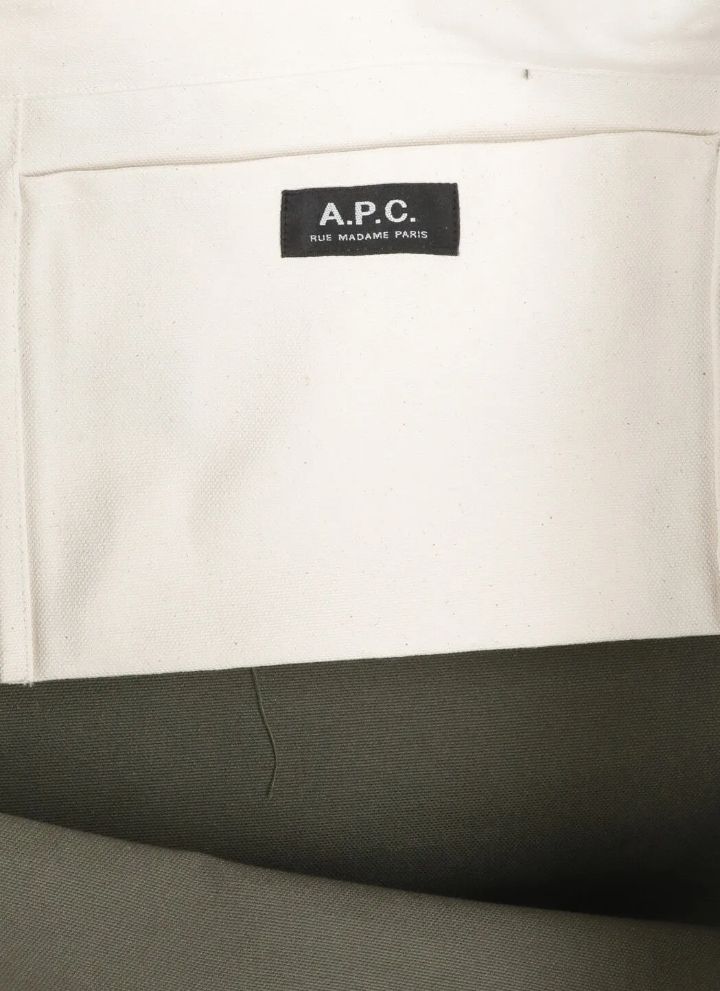 A.P.C. Marty Logo Printed Shopping Bag