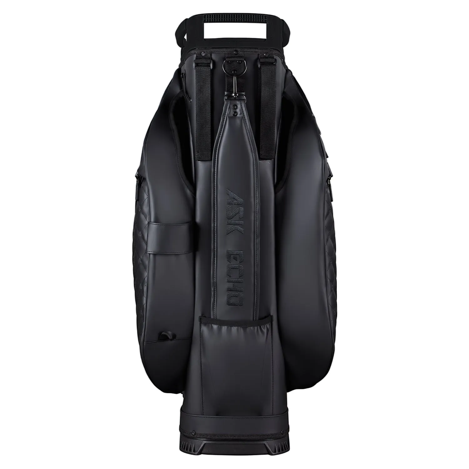 Ask Echo 2024 SLC-130LE Luxury 15 Way Full Length Dividers Golf Soundless Synthetic Leather Cart Bag