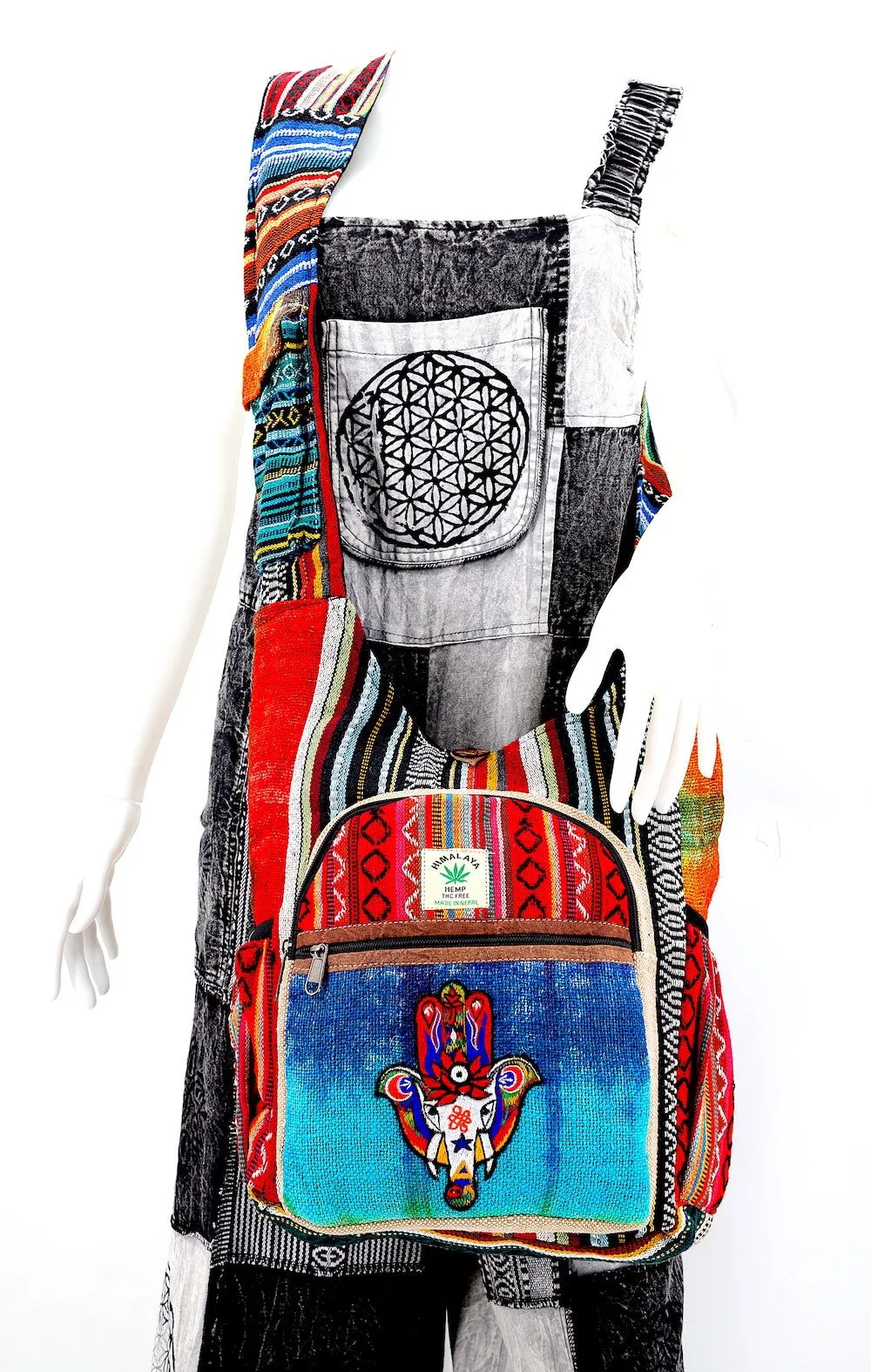 Bag - Hobo Elephant Hamsa