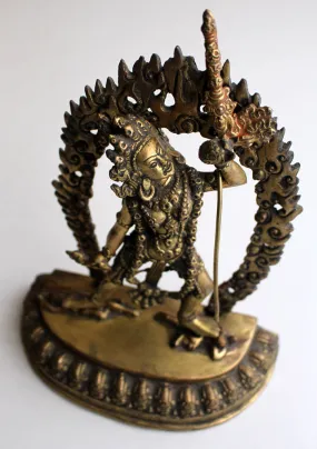Bajrayogini Copper Statue with Full Frame 9"