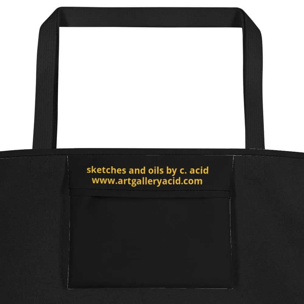 Beach Bag....designed by c. acid...."Lion Rule Boss Bag"