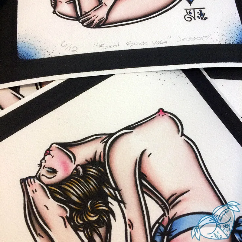 Bent Back Pinup Print