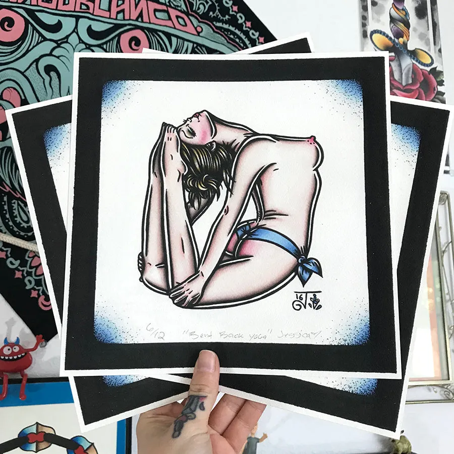 Bent Back Pinup Print