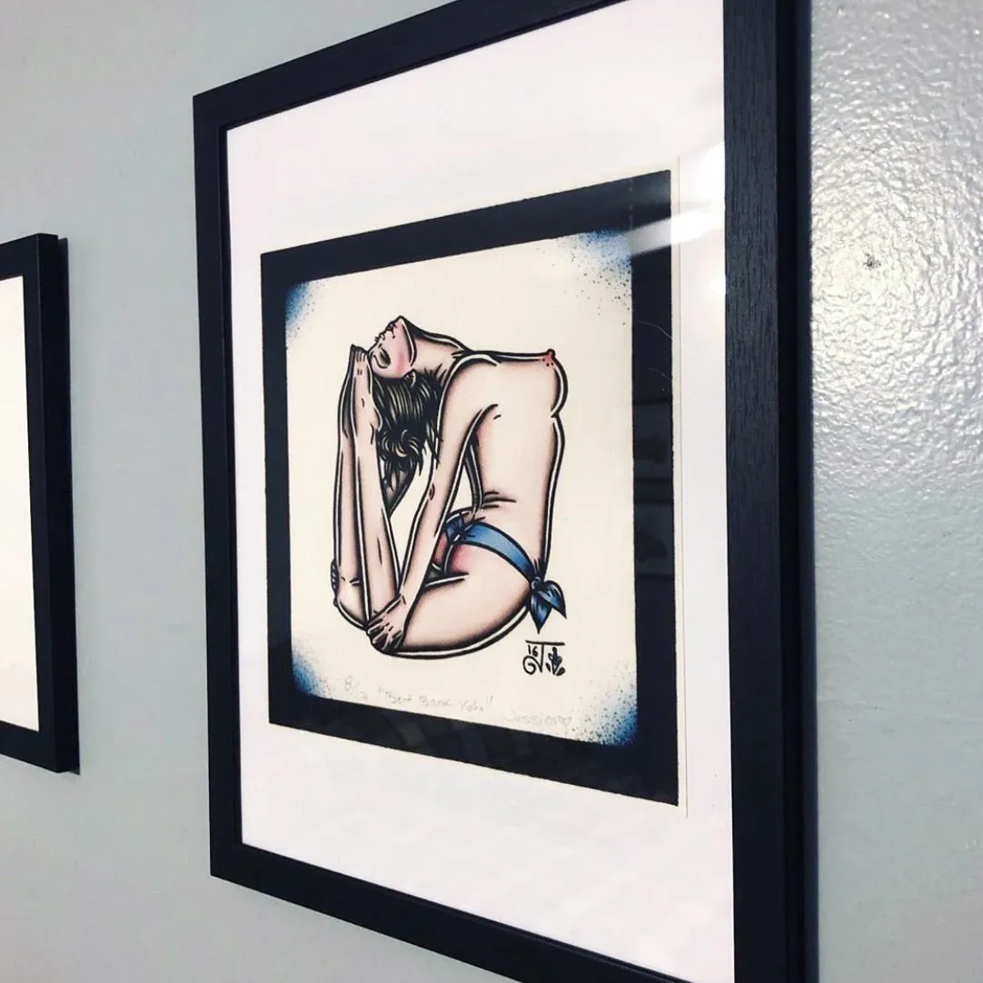 Bent Back Pinup Print