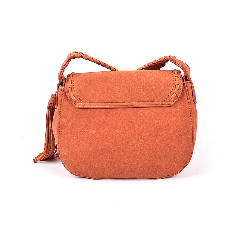 Boho Womens Vegan Leather Crossbody Satchel Bag Ladies Shoulder Bag For Women