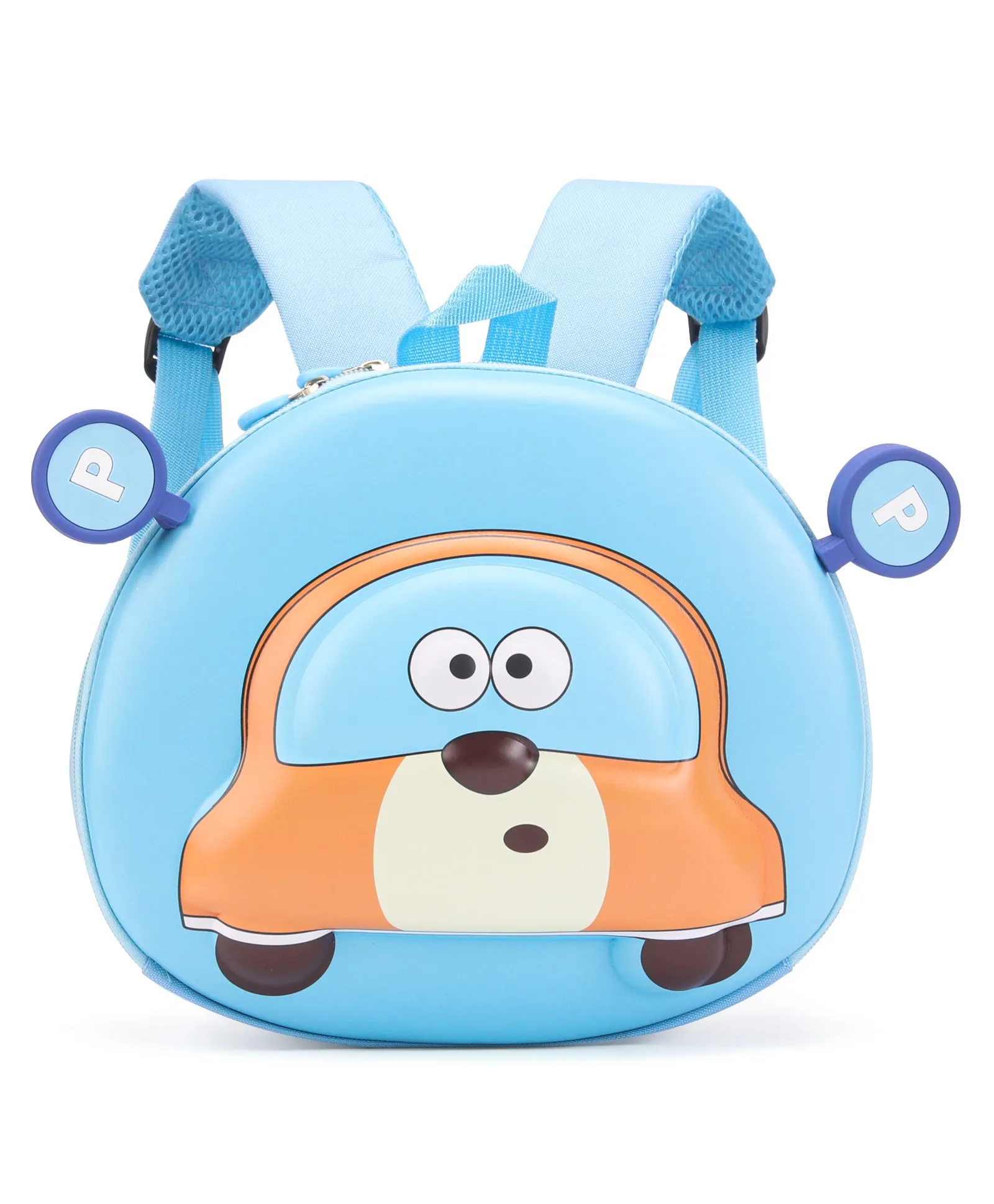 Car Design 3D Hard Case Backpack - Blue