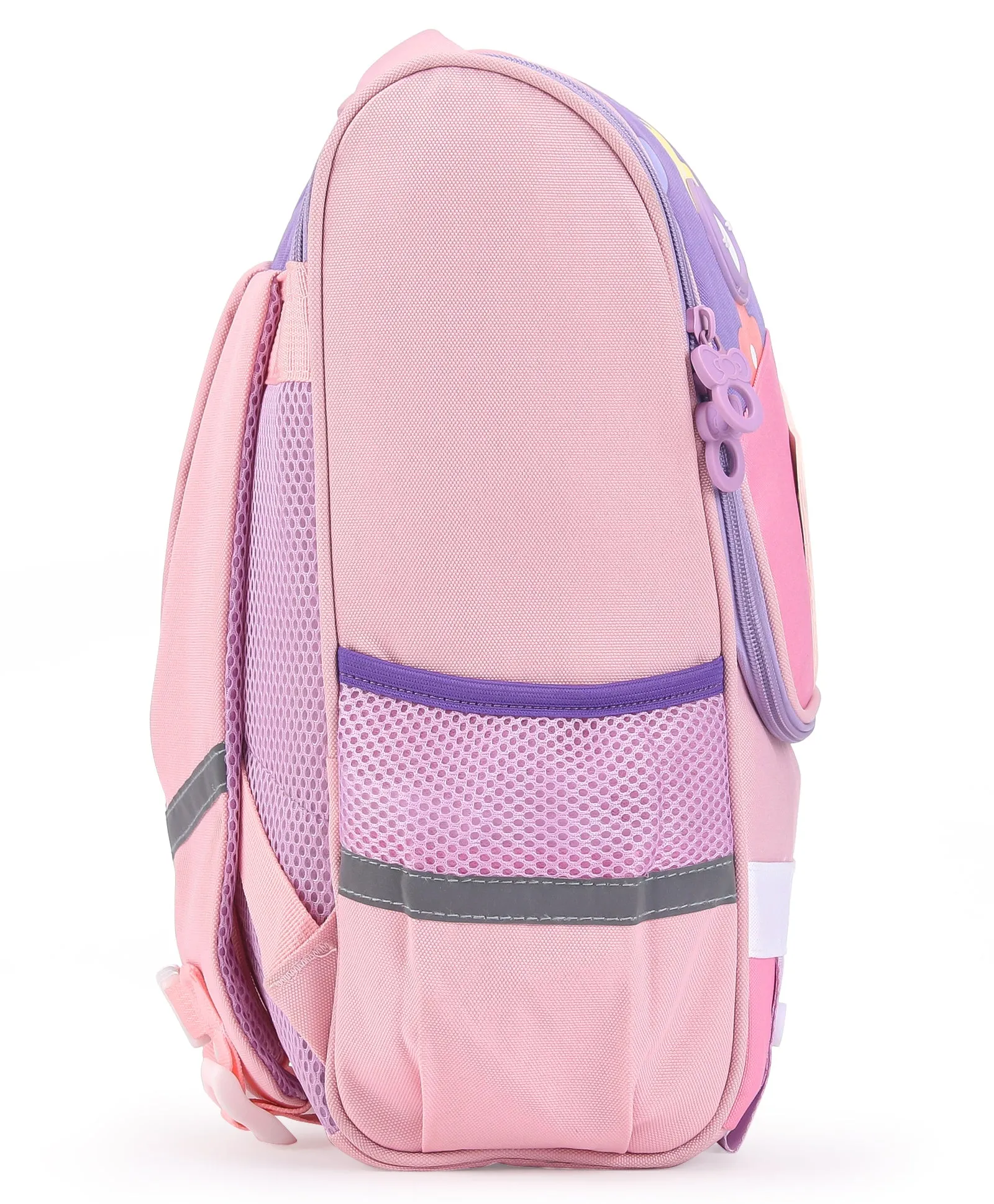 Cat Print Backpack - Pink