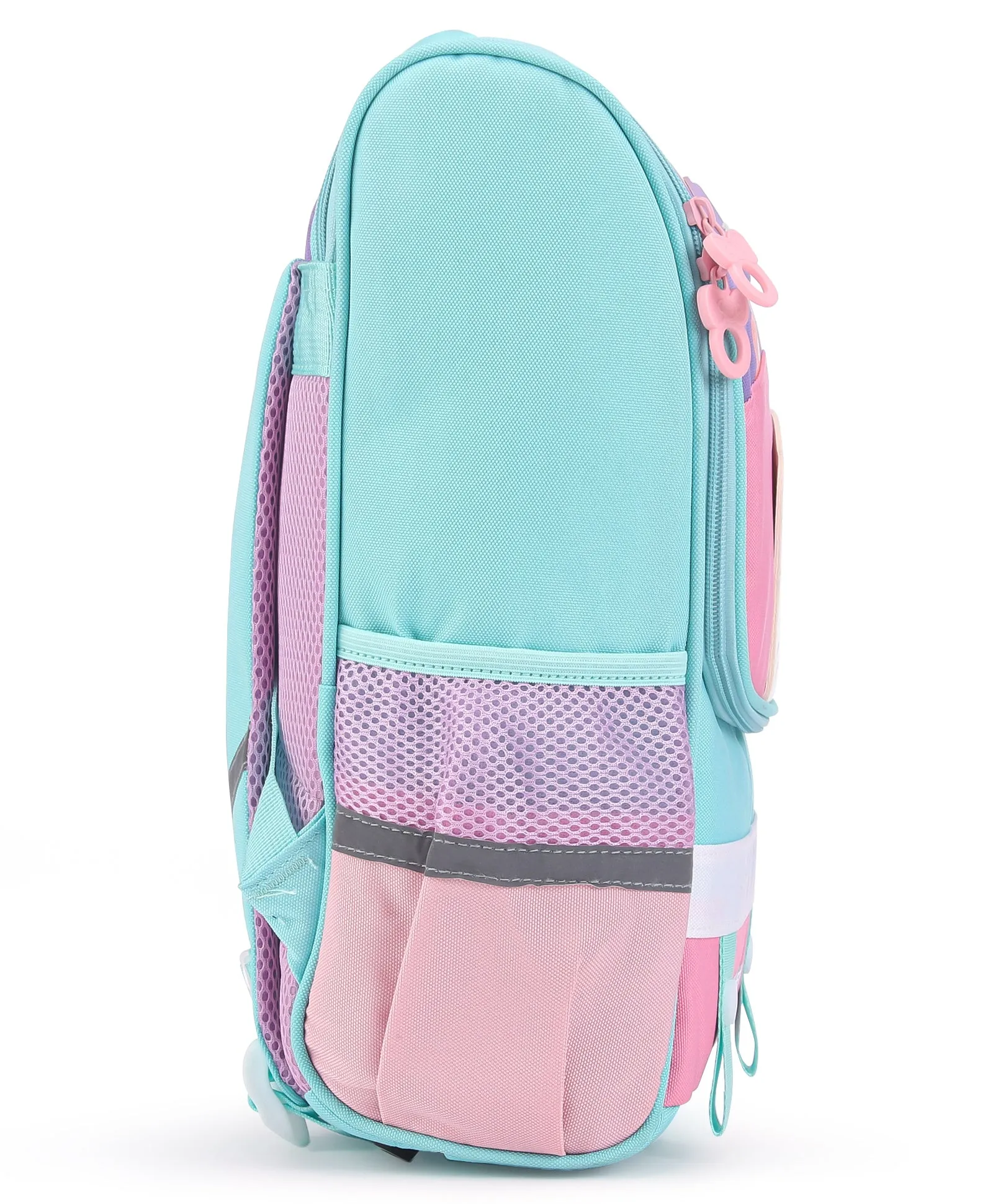 Cat Print Backpack - Sea Green