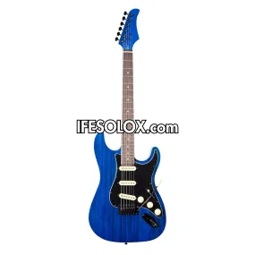 Classic 39" Navy-Blue 6-String 22-Flet Electric Lead Guitar with 3 Control Knob - Brand New