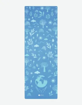 Combo Yoga Mat - Earth Bali Blue