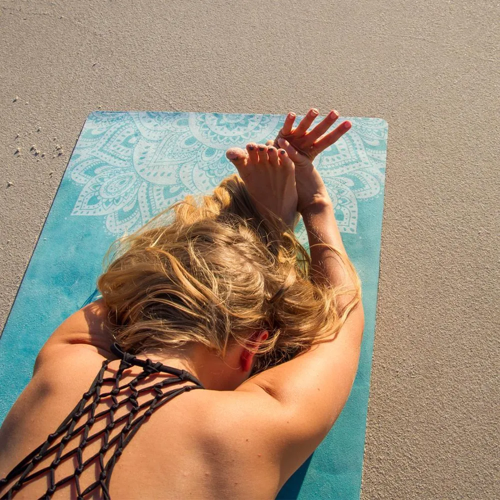 Combo Yoga Mat - Mandala Turquoise