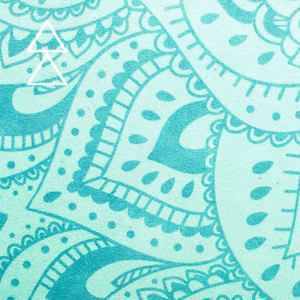 Combo Yoga Mat - Mandala Turquoise