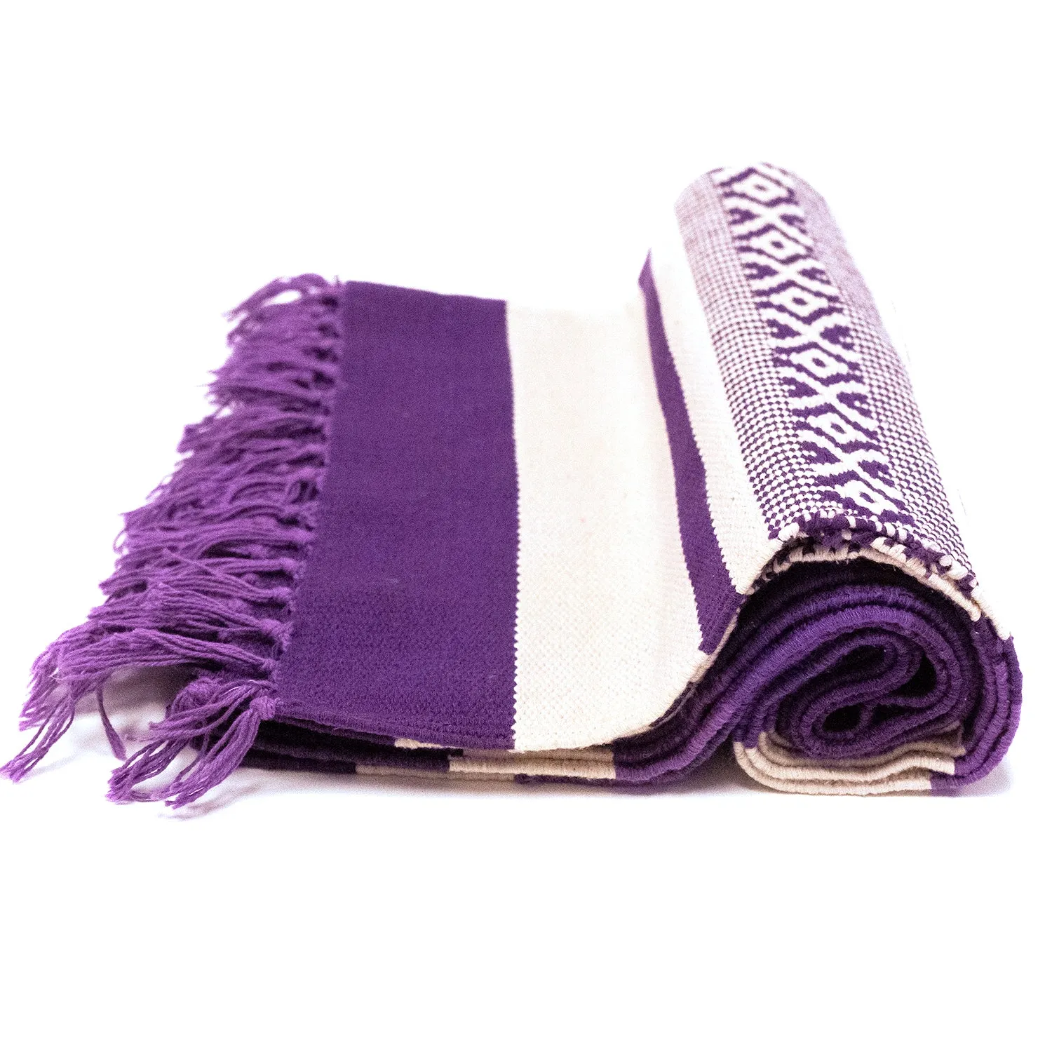 Cotton Multi Shade Yoga Rug