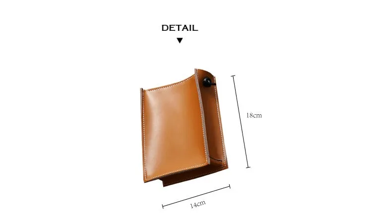 Cute Coffee Leather Phone Purse Women Side Bag Box Phone Crossbody Purse For Women