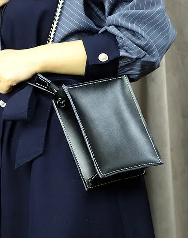 Cute Coffee Leather Phone Purse Women Side Bag Box Phone Crossbody Purse For Women