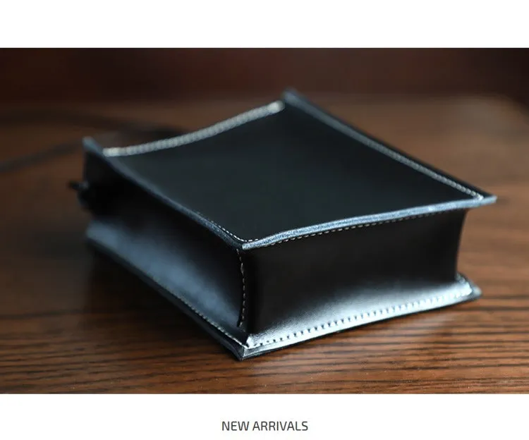 Cute Coffee Leather Phone Purse Women Side Bag Box Phone Crossbody Purse For Women