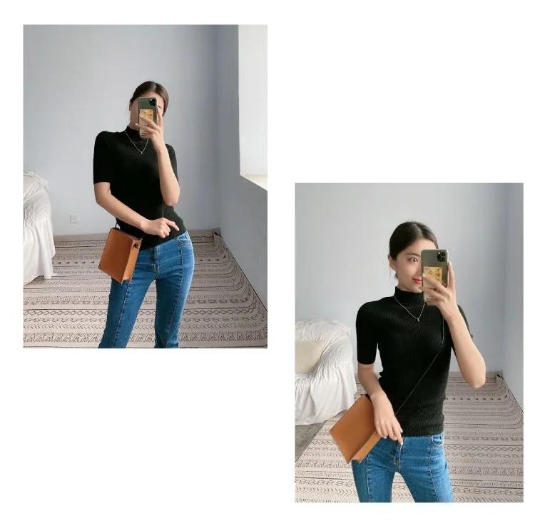 Cute Coffee Leather Phone Purse Women Side Bag Box Phone Crossbody Purse For Women