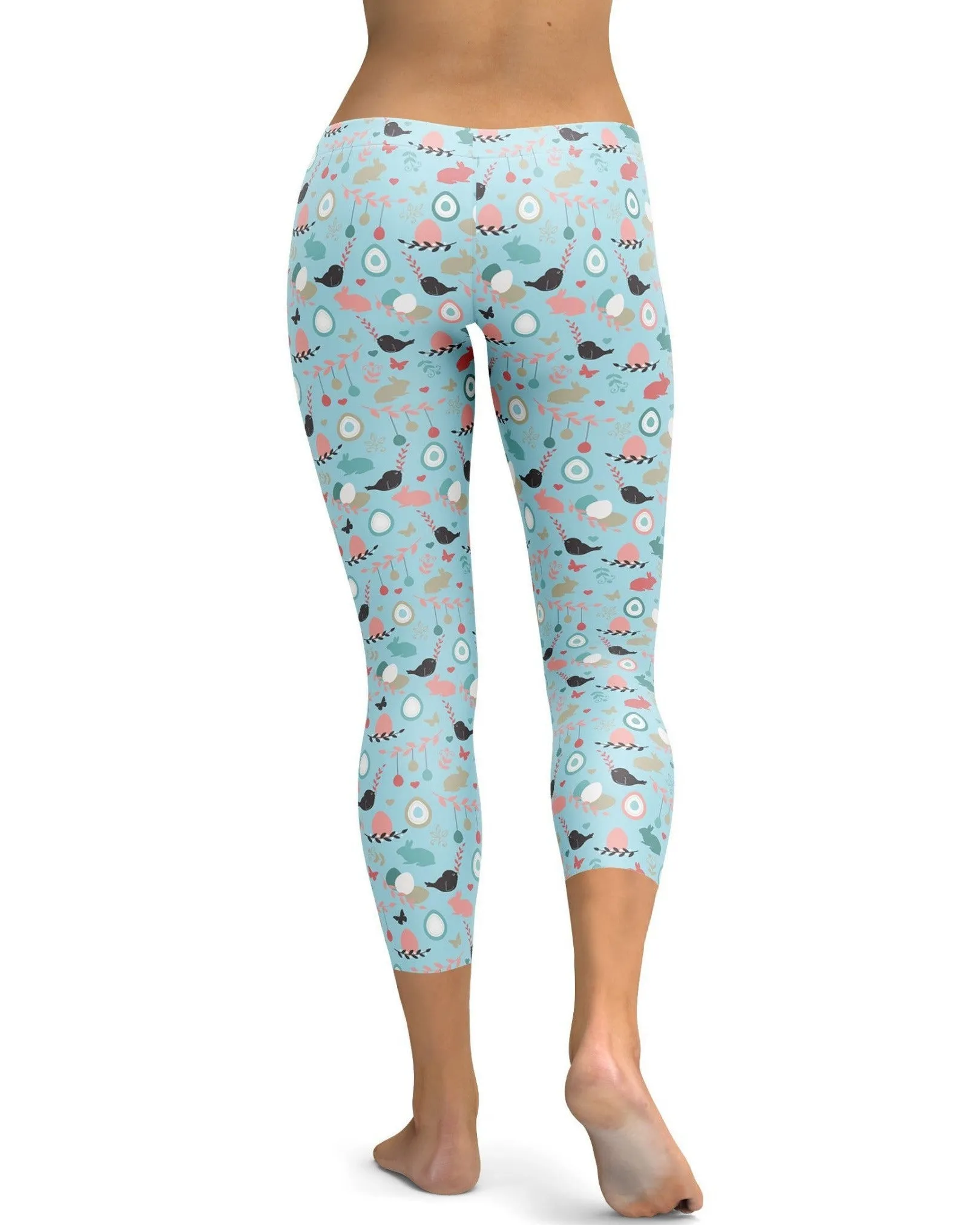 Cute Easter Pattern Capris