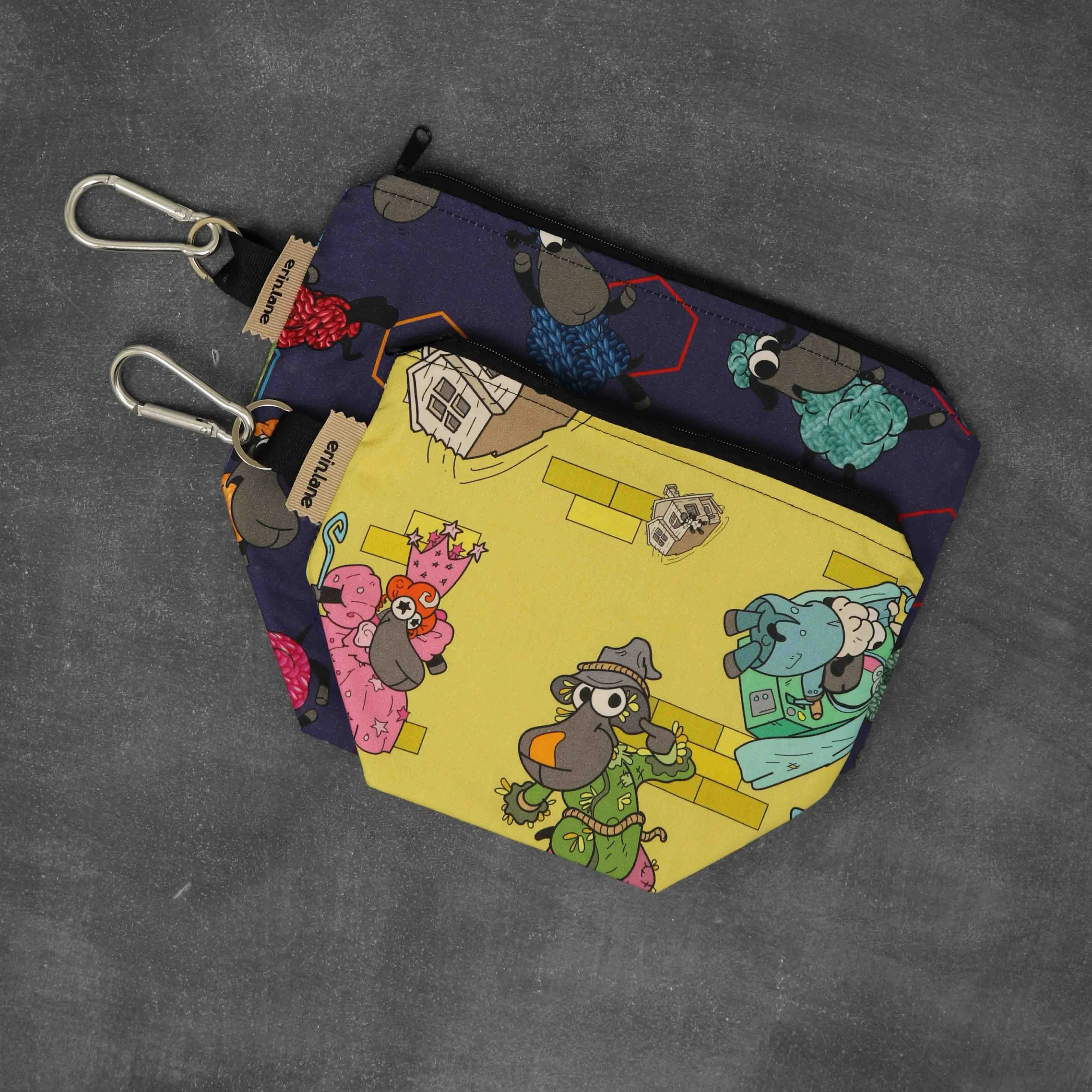 Dice A Lot Project Bag in Candy Mountain