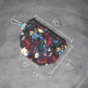 Dice A Lot Project Bag in Obsidian Garden