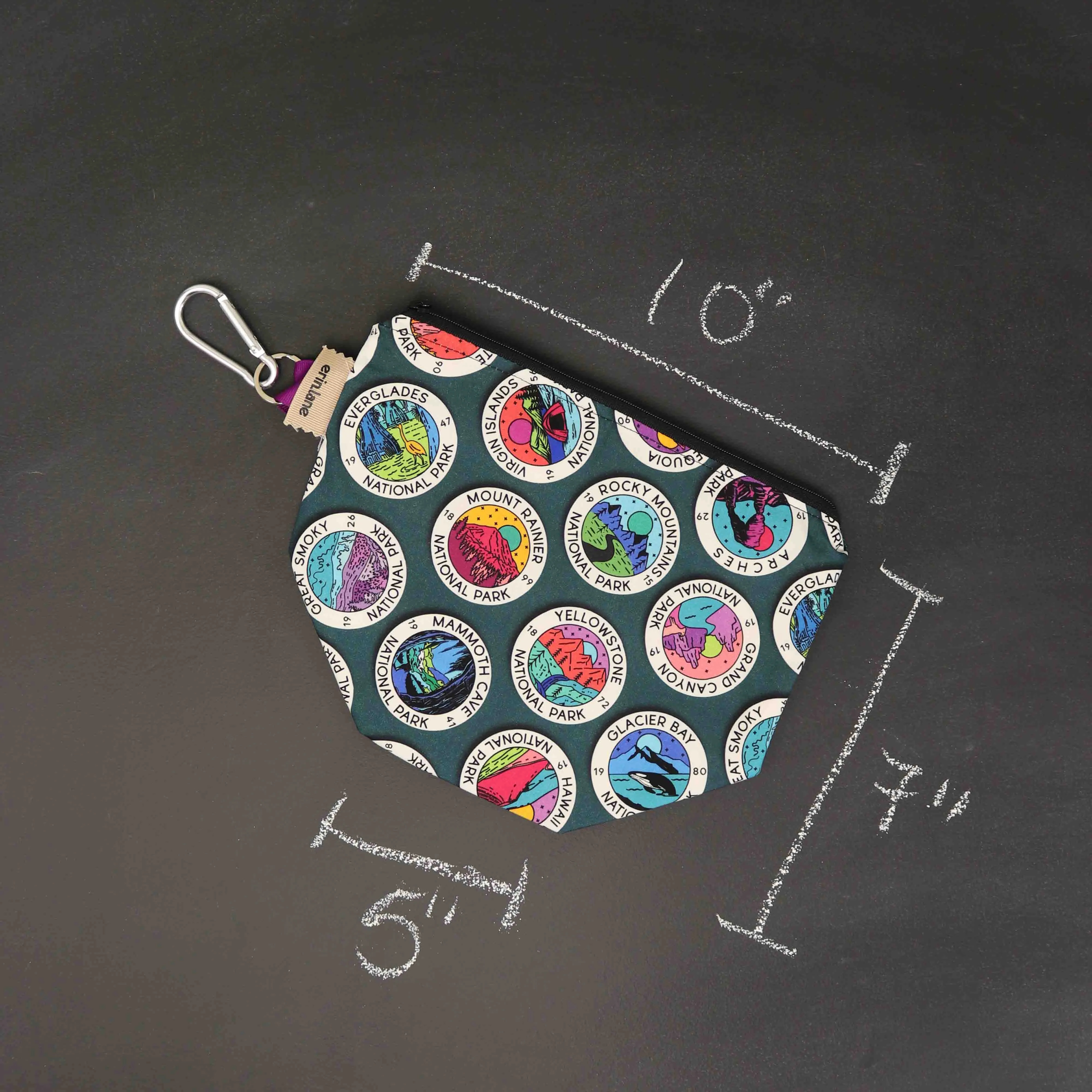 Dice A Lot Project Bag in Park Patch Authority