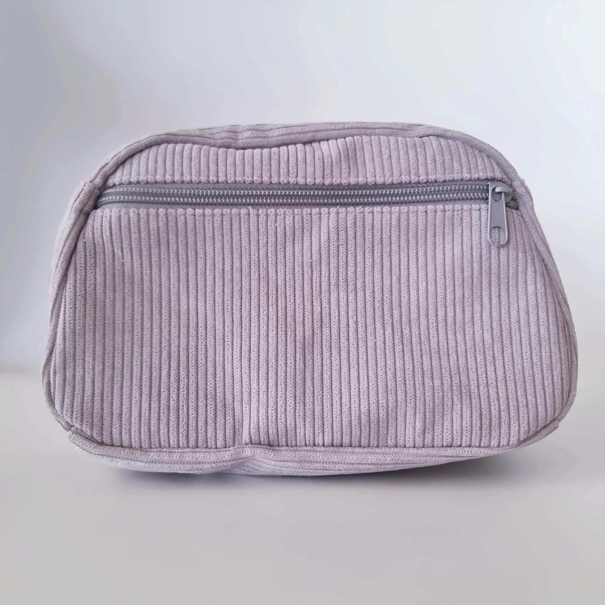 Dog walking bag - Grey corduroy