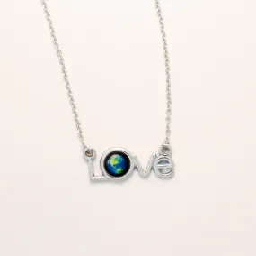Earthglow Luna Love Necklace in Stainless Steel