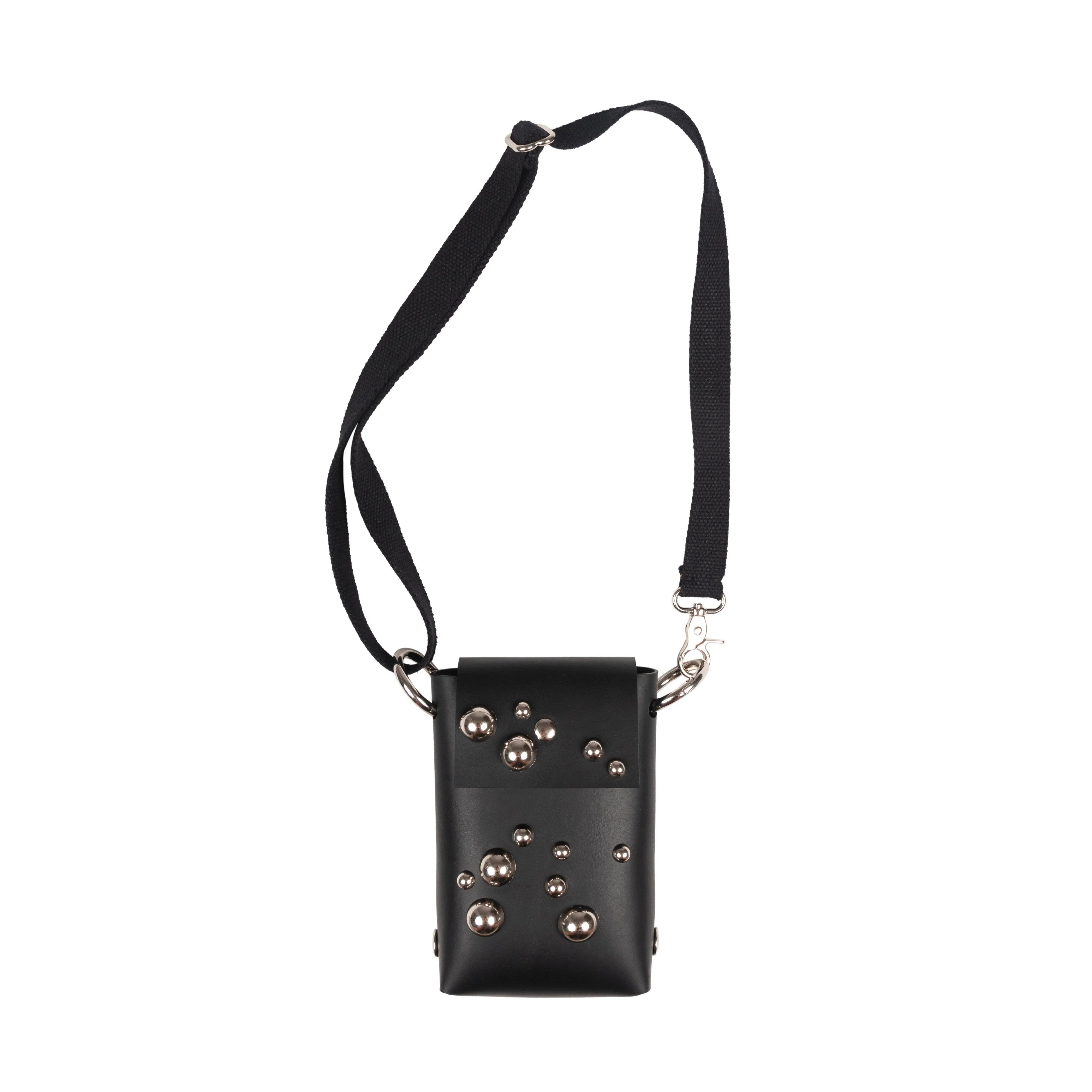 Embellished Leather Phone Bag