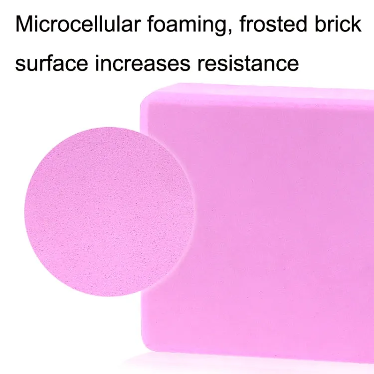 EVA Anti-slip Anti-compression Yoga Fitness Brick(Princess Pink)