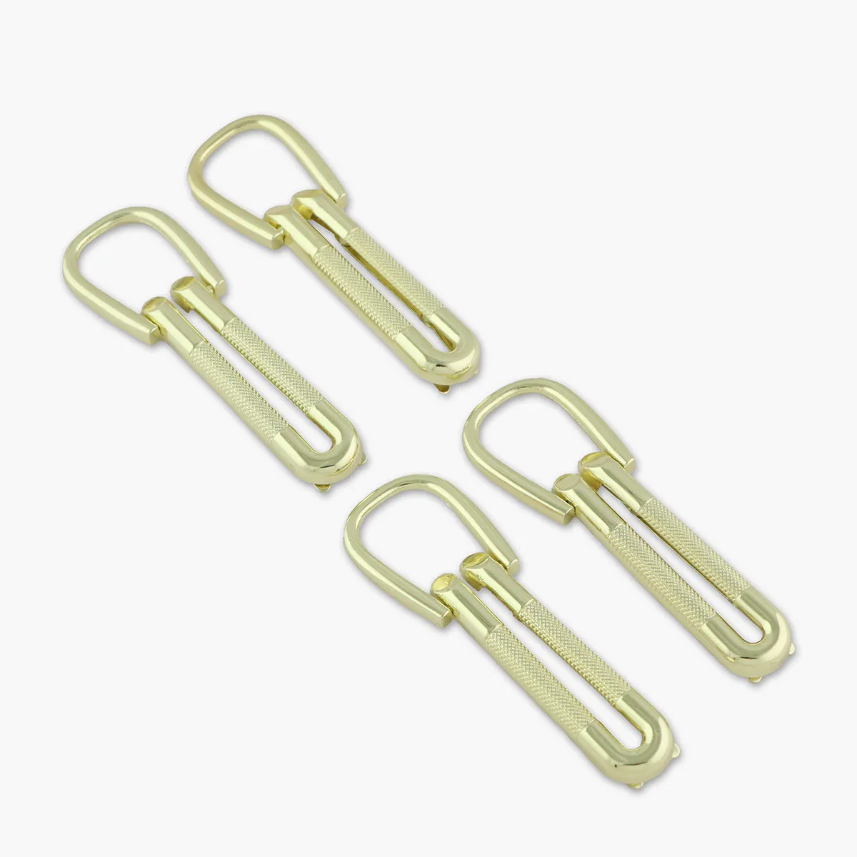 Four Textured Loop Strap Connectors