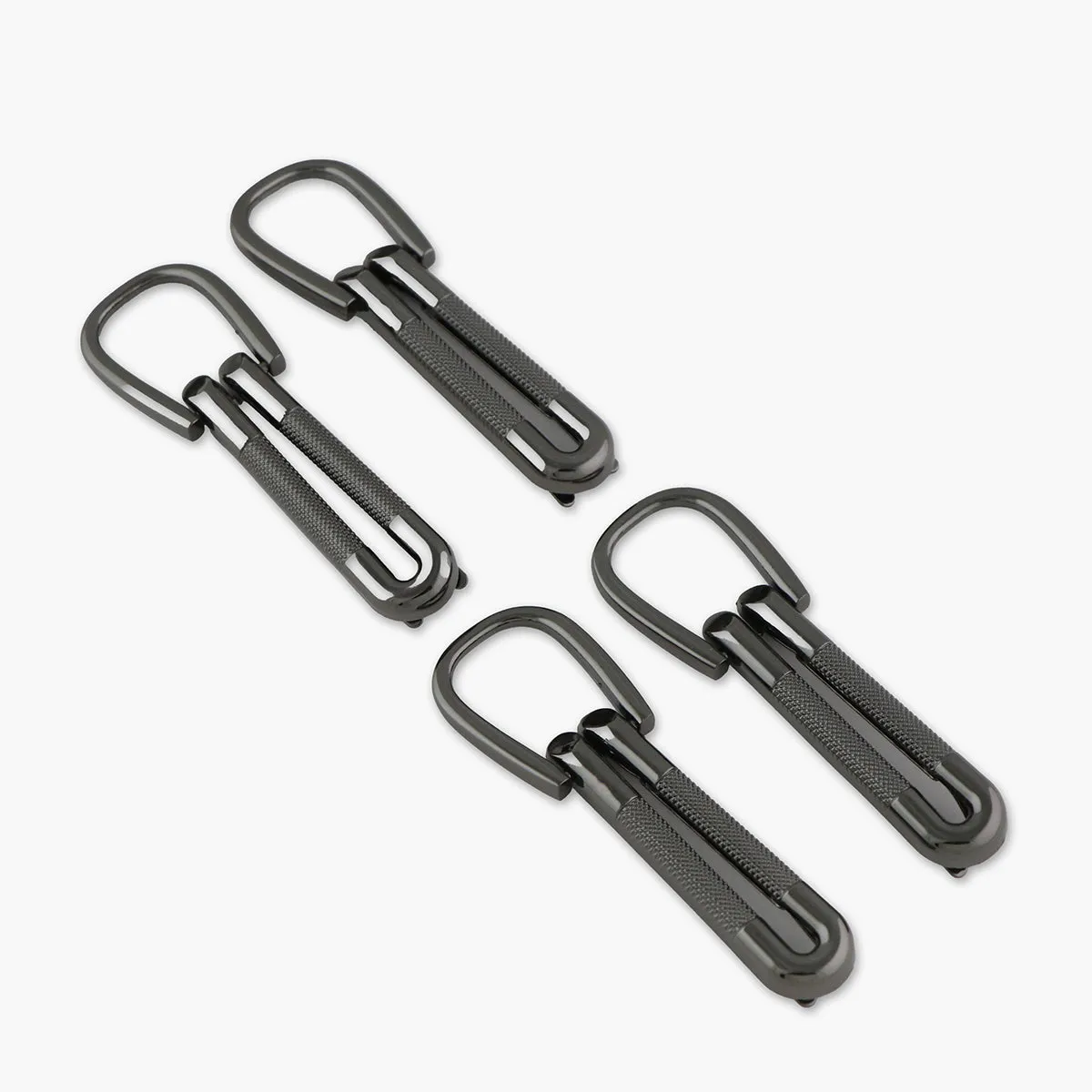 Four Textured Loop Strap Connectors
