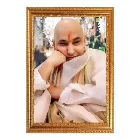 Frame Cart Guru Ji Golden Photo Frame : Spiritual Elegance for Your Home Decor. (12 x 18 Inches, Golden 05)