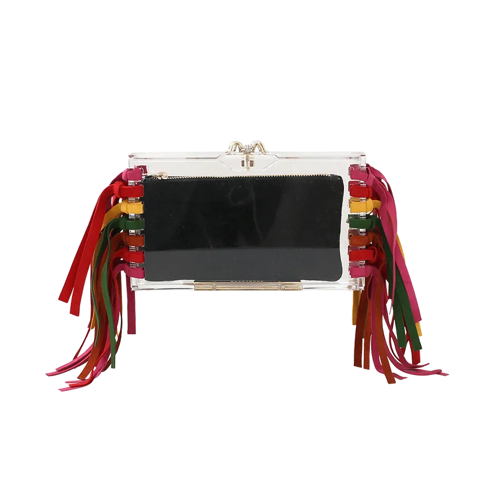 Fringed Pandora Clutch