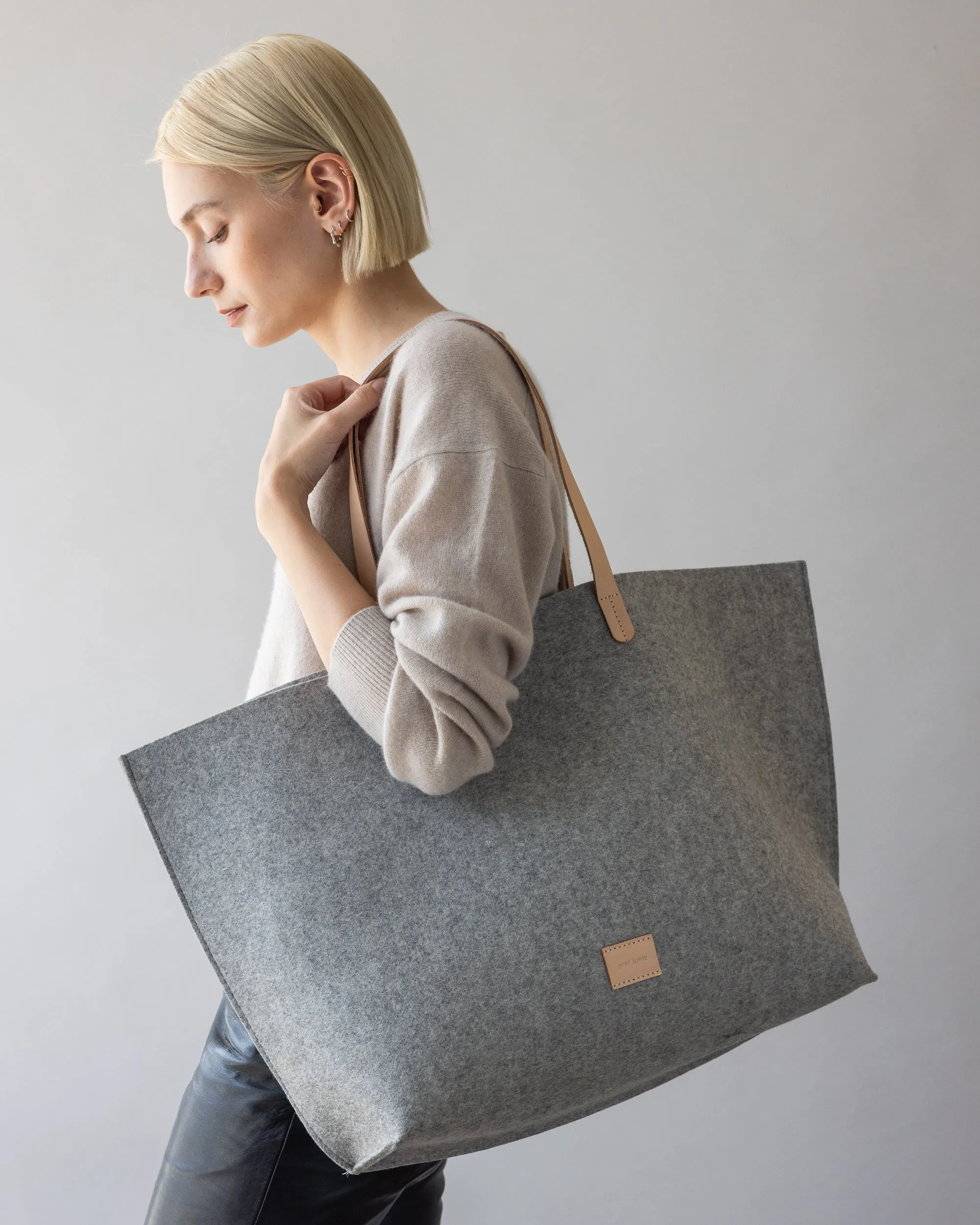 Hana Merino Wool Boat Bag