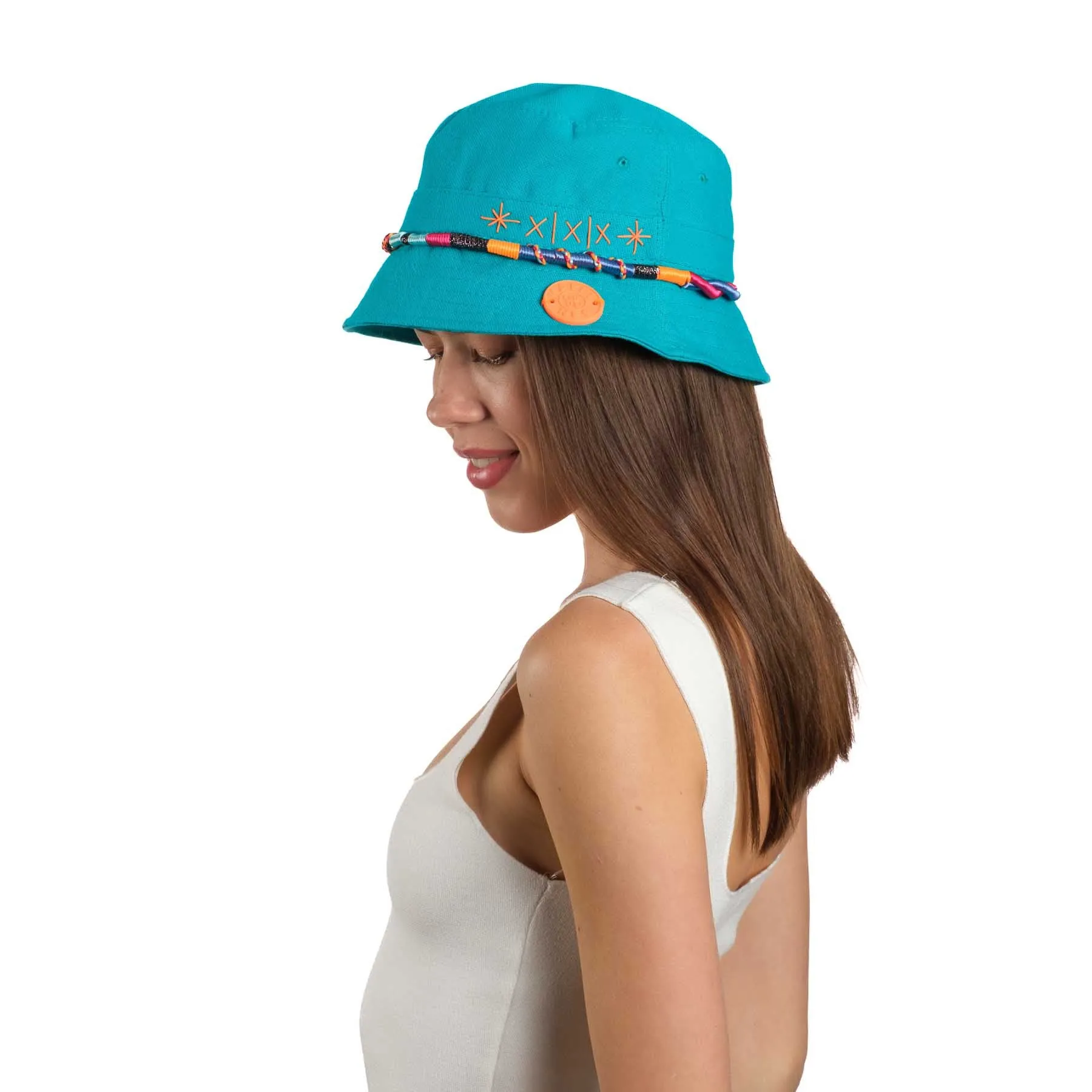 HAPPY-NES Women's Sporty Sunblock Bucket Hat