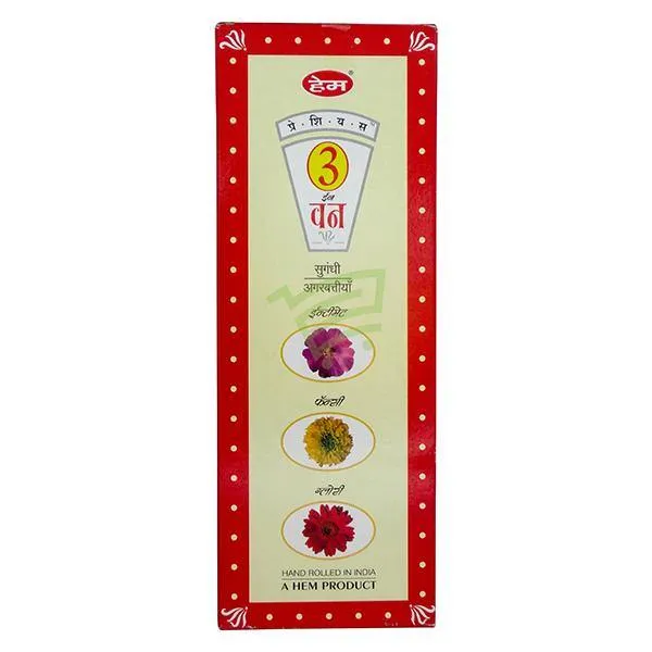 Hem 3 In One Incense Sticks 6 packs