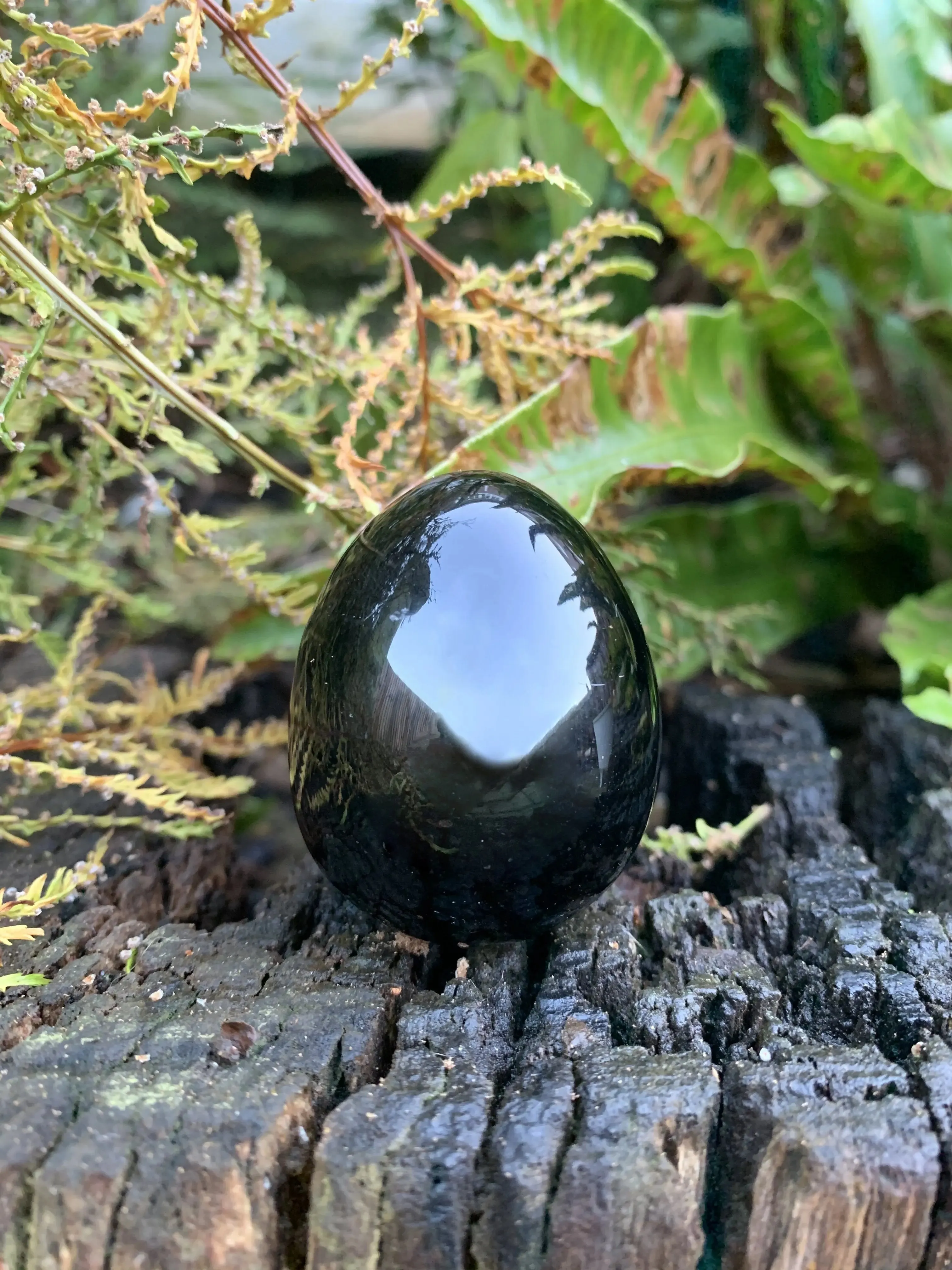 Jet Black Yoni Eggs Undrilled