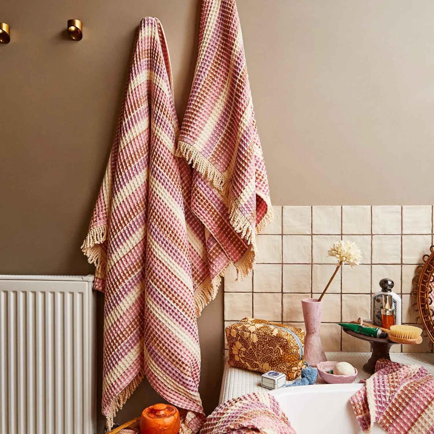 Kanti Waffle Towel - Posy