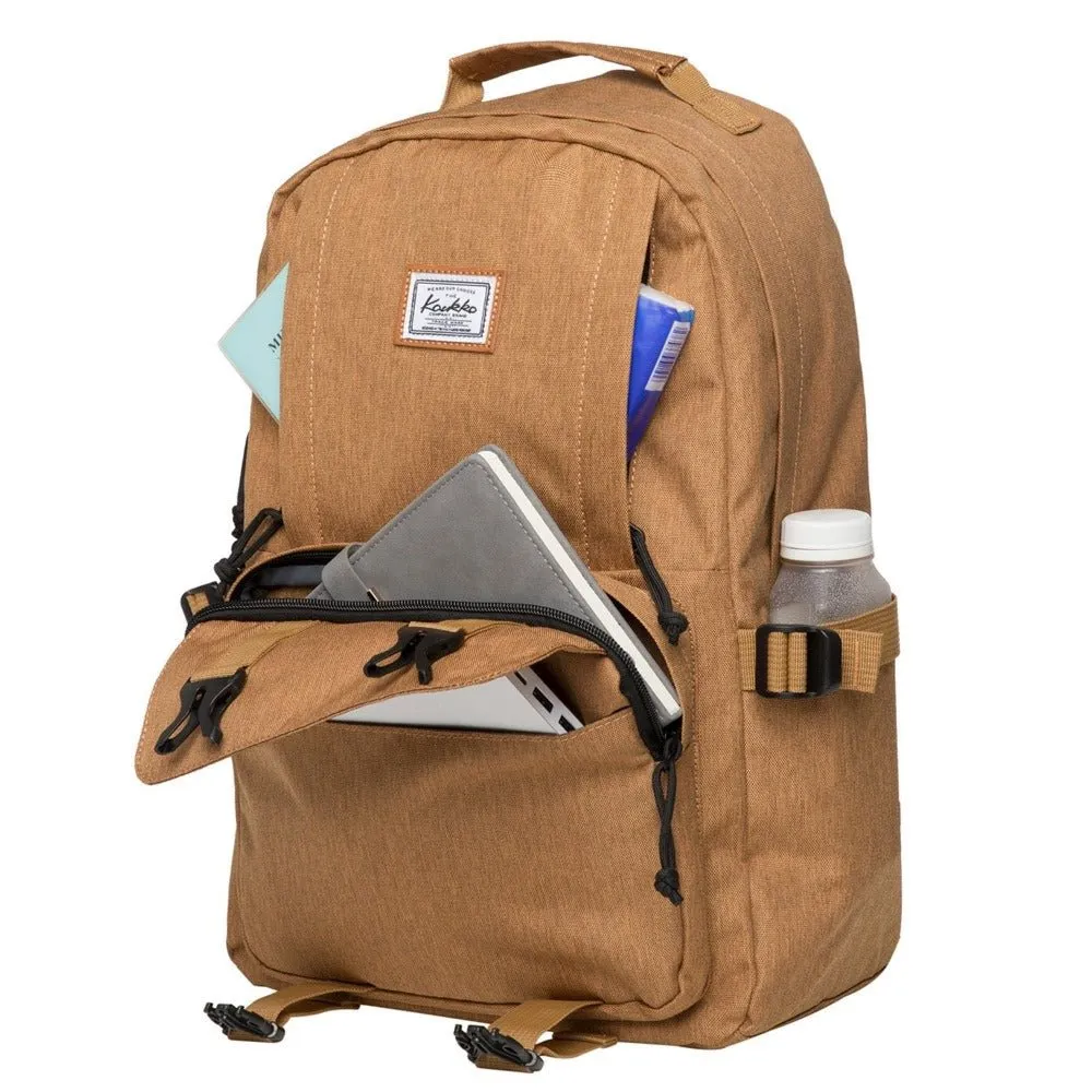 KAUKKO Backpack for School,  KS21 ( Yellow / 18.4L )