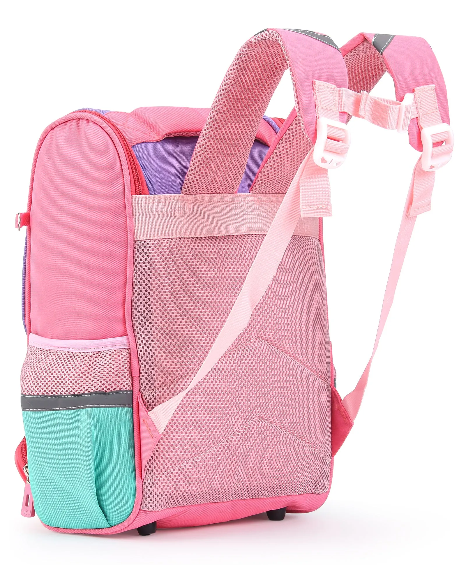 Kitten Print Front Open Backpack - Pink