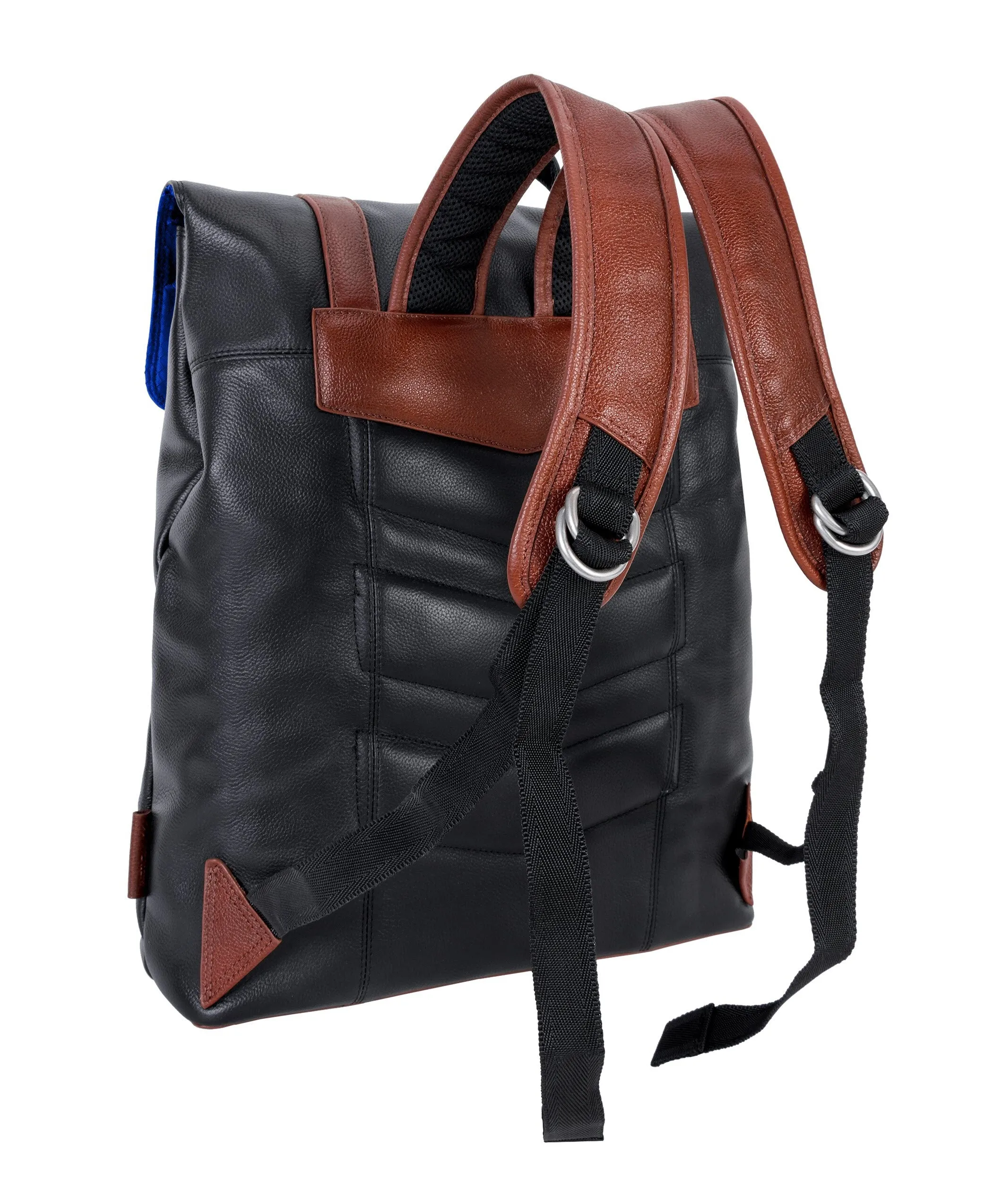 McKlein ELEMENT 17" Leather, Two-Tone, Flap-Over, Laptop & Tablet Backpack