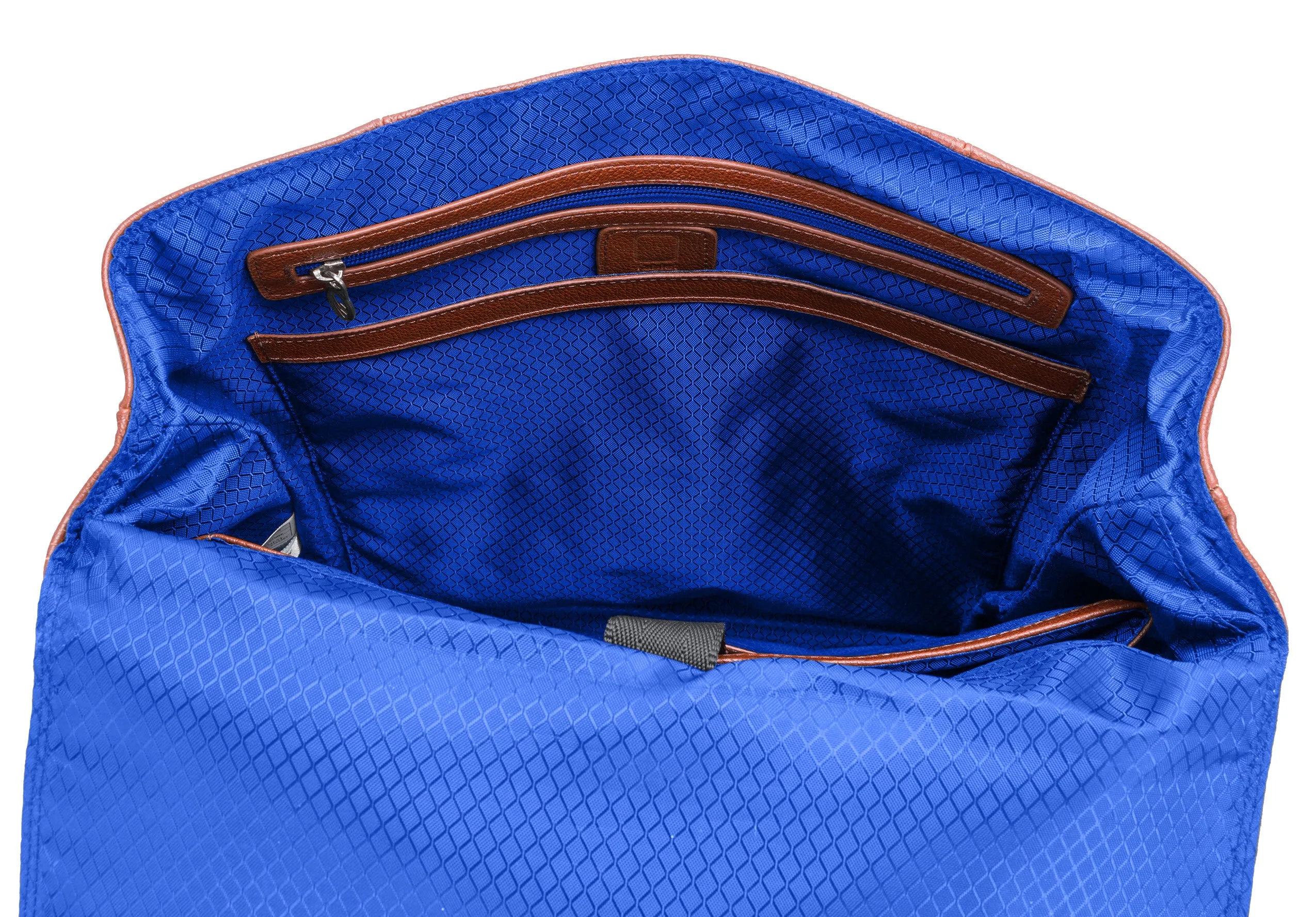 McKlein ELEMENT 17" Leather, Two-Tone, Flap-Over, Laptop & Tablet Backpack