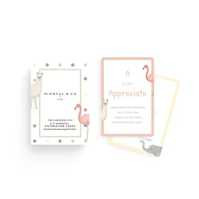 Mindful & Co Kids Yoga  A-Z Mindful Affirmation Cards Mindfulness Best Seller Gift Idea for Toddler 18m 