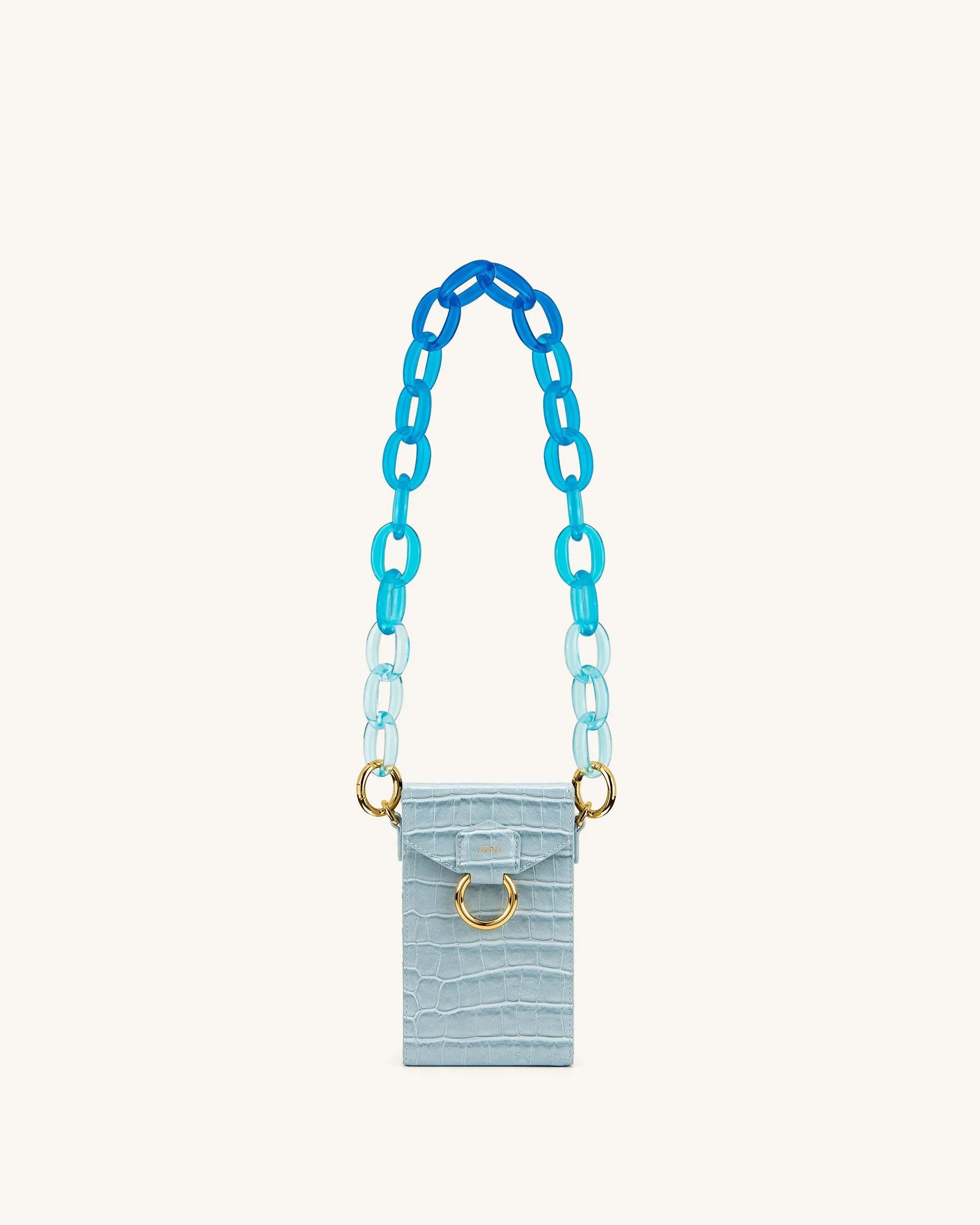 Mya Gradient Acrylic Chain Strap - Blue